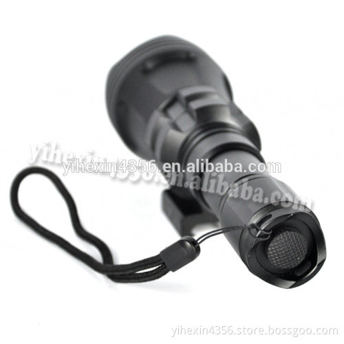 High Quality Zoomable White /Red -Green LED Flashlight For Rifle Hunting